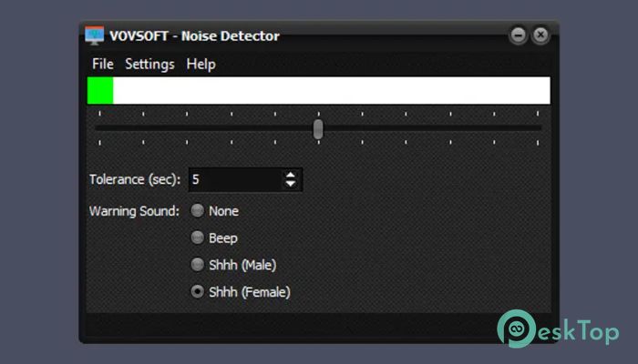 VovSoft Noise Detector 1.0 Tam Sürüm Aktif Edilmiş Ücretsiz İndir