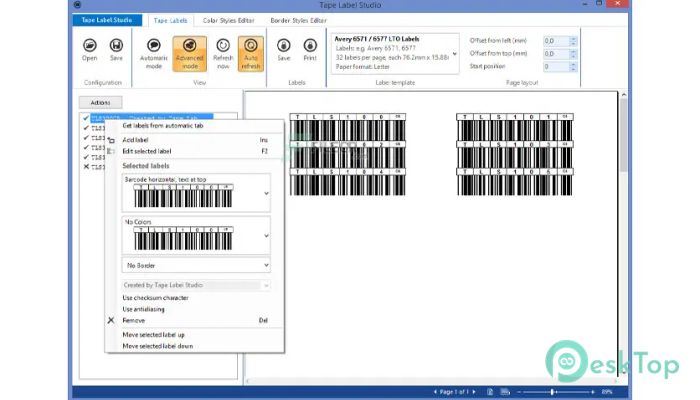 download the new version for windows Tape Label Studio Enterprise 2023.11.0.7961