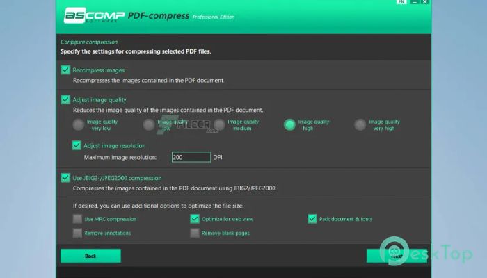 下载 ASCOMP PDF-compress 1.0.0 Professional 免费完整激活版