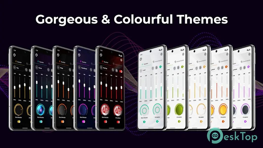 Equalizer, Bass Booster Volume 2.1.0 APK MOD フル無料ダウンロード