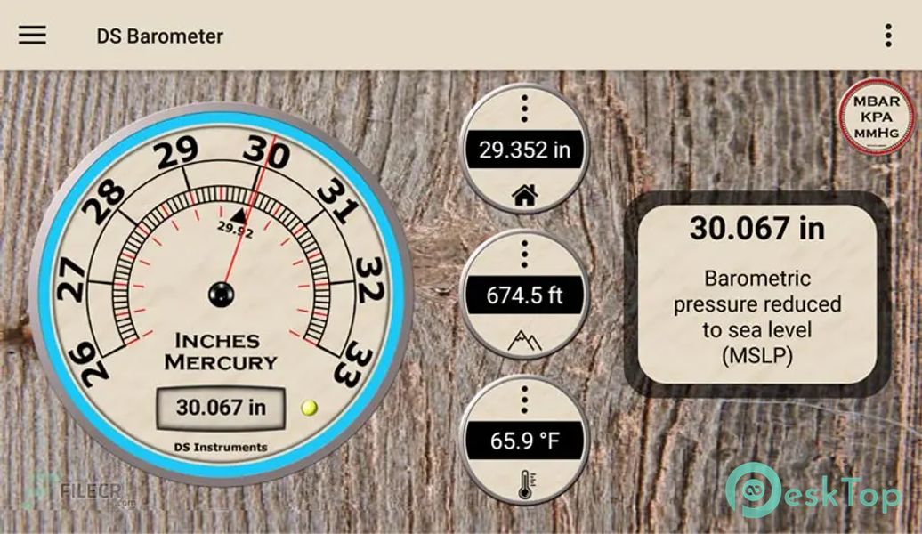 DS Barometer – Altimeter and Weather Information v3.78 APK MOD Полная бесплатная загрузка