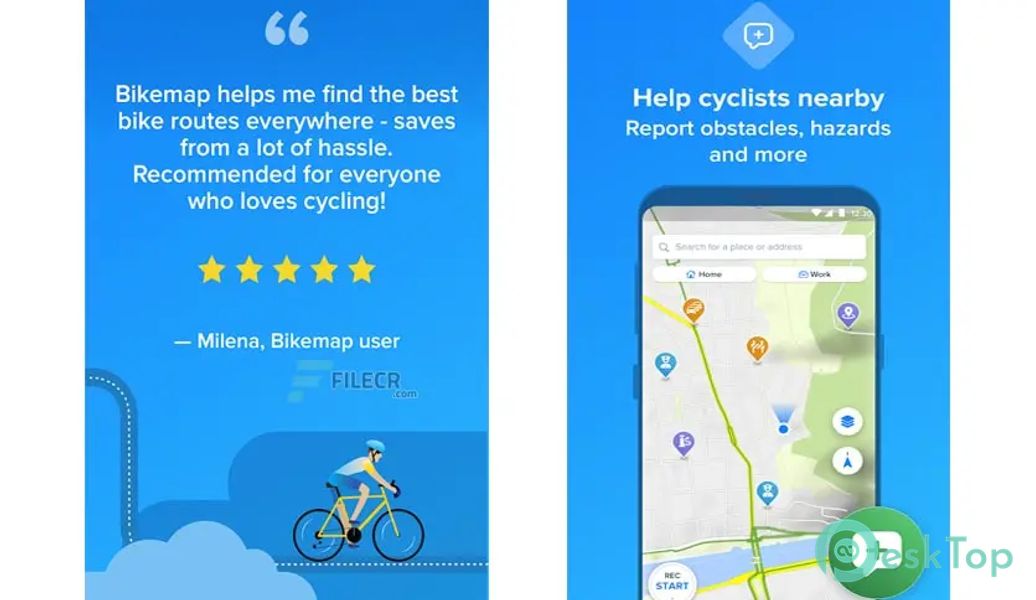 Bikemap - Cycling Tracker & Map v19.1.1 APK MOD Полная бесплатная загрузка