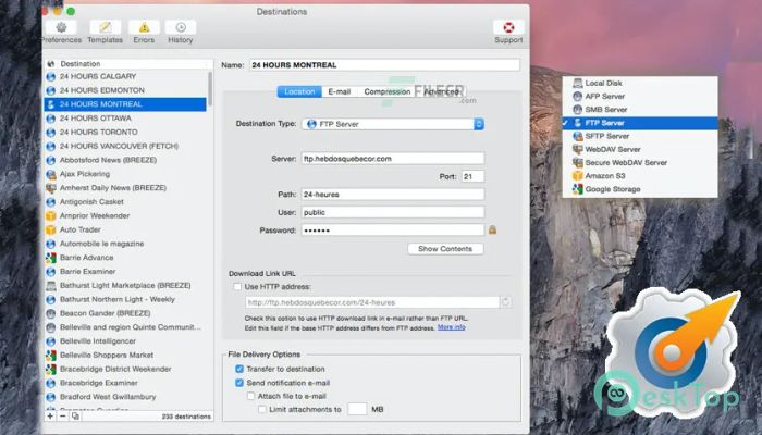 Télécharger DeliverExpress Enterprise 2.7.7 Gratuit pour Mac