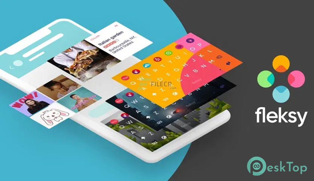 Fleksy fast emoji keyboard app 10.2.7 APK MOD Полная бесплатная загрузка