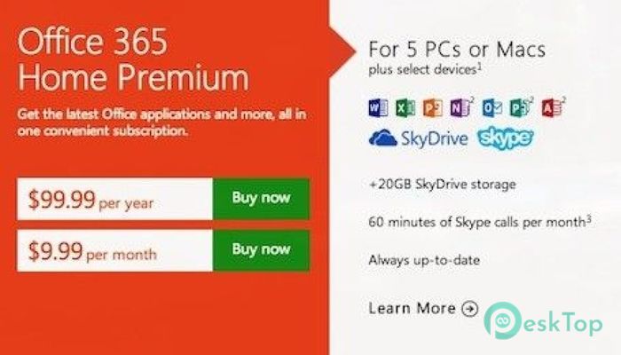 Télécharger Office 365 Home Premium  Gratuitement Activé Complètement