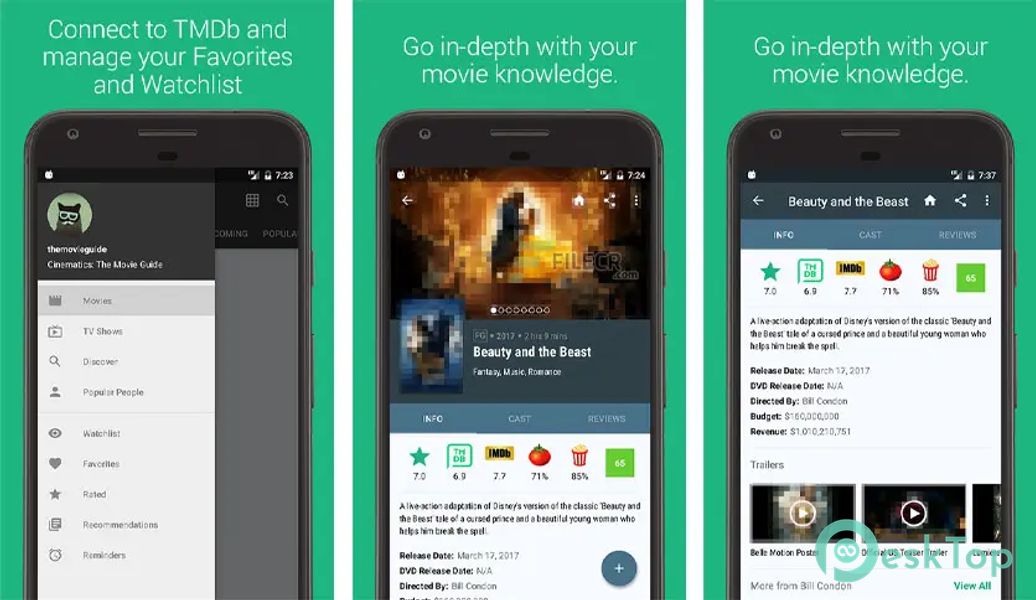 Télécharger Cinematics - The Movie Guide 0.9.11.60 APK MOD Gratuitement et Complet