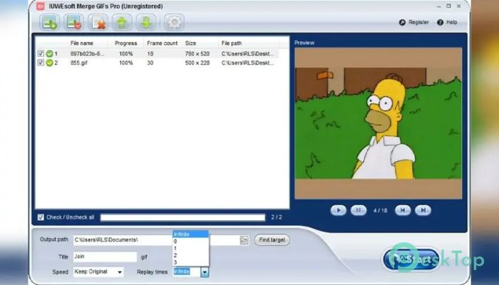 IUWEsoft Merge GIFs Pro 1.0 Tam Sürüm Aktif Edilmiş Ücretsiz İndir