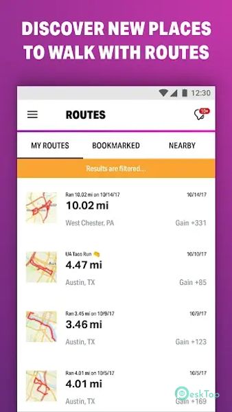 Walk with Map My Walk 25.2.0 APK MOD Tam Ücretsiz İndir