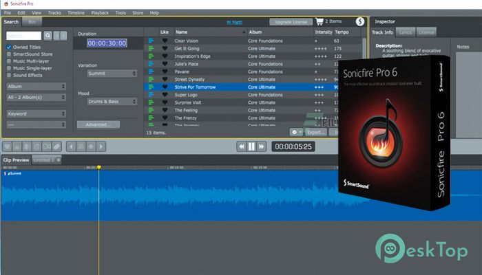 Download SmartSound SonicFire Pro 6.5.4 Free Full Activated