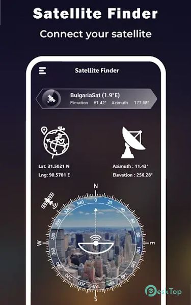 Satellite Finder (Dishpointer) 7.1.0 APK MOD تحميل مجاني كامل