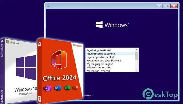 تحميل نظام Windows 10 Pro With Office 2024 Pro Plus برابط مباشر 