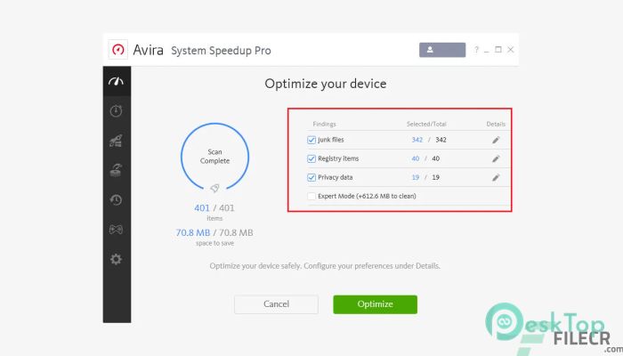 تحميل برنامج Avira System Speedup Pro  6.25.0.17 برابط مباشر