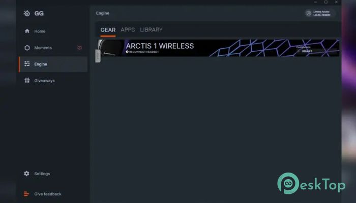 SteelSeries GG 65.0.0 Tam Sürüm Aktif Edilmiş Ücretsiz İndir