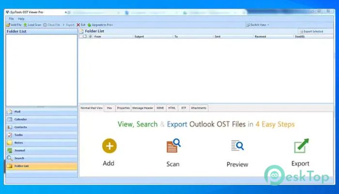 تحميل برنامج SysTools OST Viewer Pro 8.0 برابط مباشر