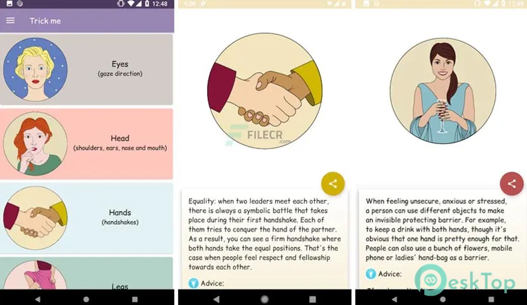 Trick me - Body language book 28.1 APK MOD Полная бесплатная загрузка