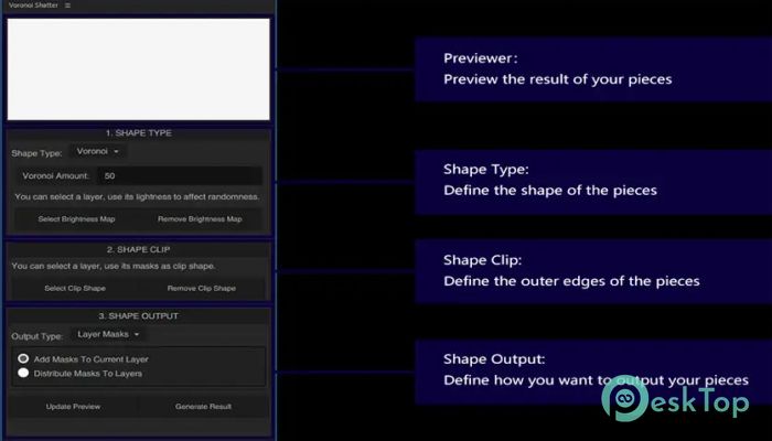تحميل برنامج Aescripts - Voronoi Shatter 3 v3.0 برابط مباشر