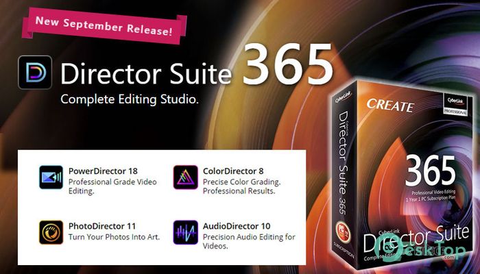  تحميل برنامج CyberLink Director Suite 365  9.0 + Content Packs برابط مباشر