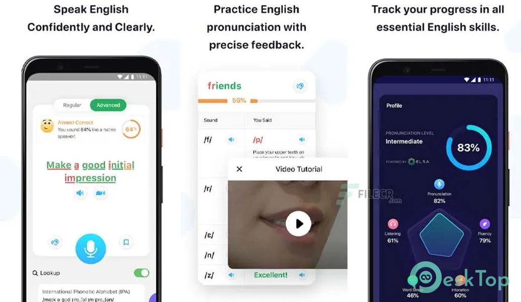 ELSA Speak&English Learning 7.6.1 APK MOD Unlocked (Full) Free Download