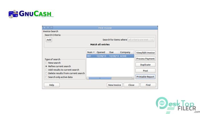 تحميل برنامج GnuCash 4.9 برابط مباشر