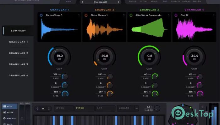 Sound Particles GrainDust 1.0.0 完全アクティベート版を無料でダウンロード