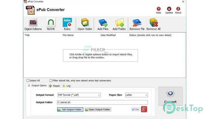 تحميل برنامج ePub Converter 3.23.10920.379 برابط مباشر