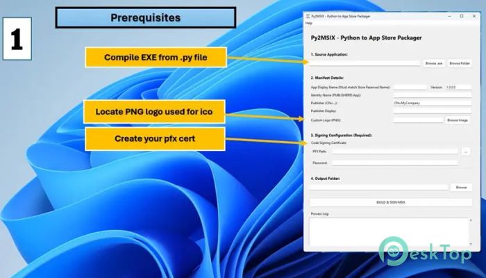 MLogicTech Py2MSIX Python to App Store Packager