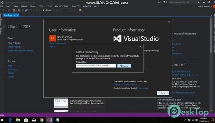 Microsoft Visual Studio 2013 Ultimate Nov8-2013 Tam Sürüm Aktif Edilmiş Ücretsiz İndir