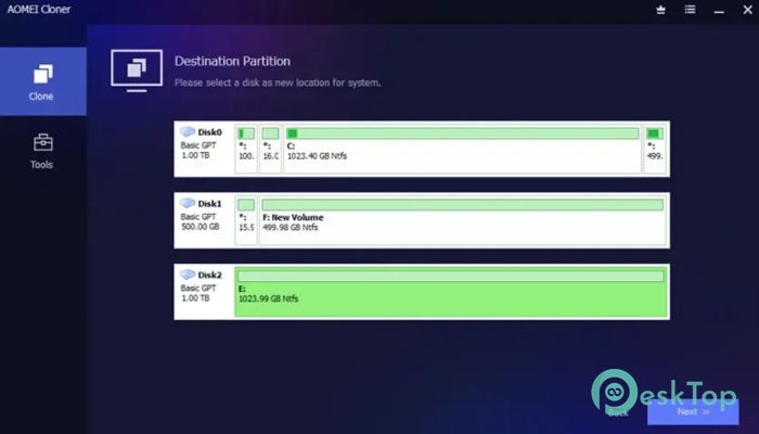 AOMEI Cloner 1.0 完全アクティベート版を無料でダウンロード