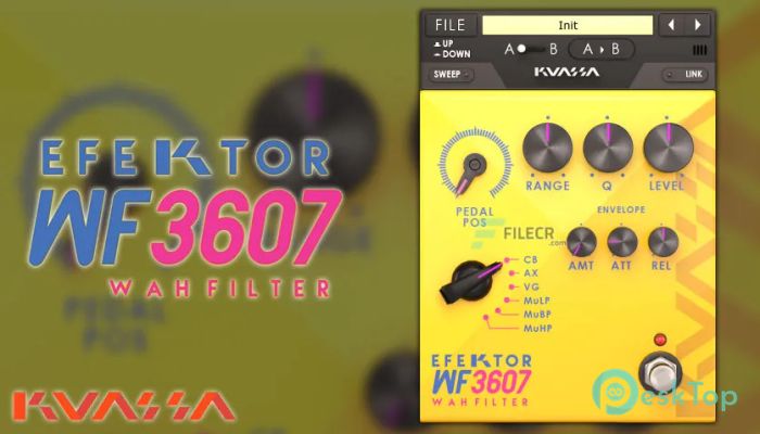 Download Kuassa Efektor WF3607 Wah Filter  v1.2.1 Free Full Activated