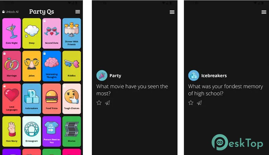Party Qs – The Questions App v1.3.8 APK MOD Tam Ücretsiz İndir