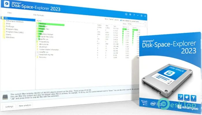 Скачать Ashampoo Disk-Space-Explorer 2023 полная версия активирована бесплатно