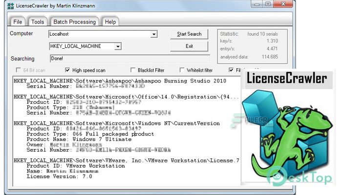  تحميل برنامج LicenseCrawler 2.4.2593.0 برابط مباشر