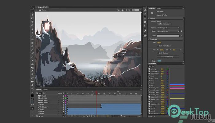 download the new version for mac Adobe Animate 2024 v24.0.0.305