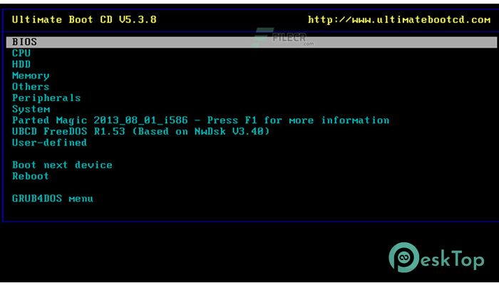  تحميل برنامج Ultimate Boot CD 5.3.9 برابط مباشر