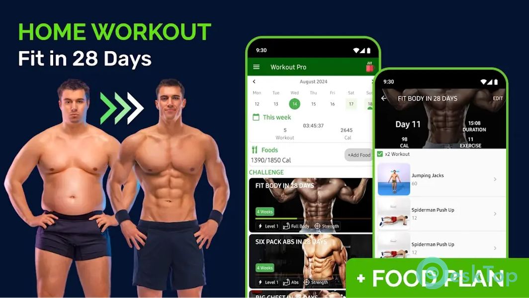 Home Workout - Fit in 28 Days 114.1.2 APK MOD Descarga gratuita completa
