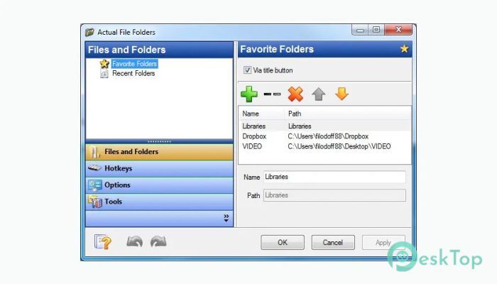 Actual File Folders 1.15.1 完全アクティベート版を無料でダウンロード