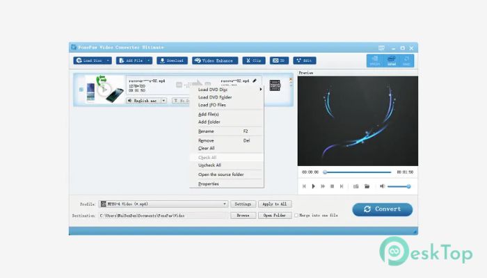 FonePaw Video Converter Ultimate  8.3 完全アクティベート版を無料でダウンロード
