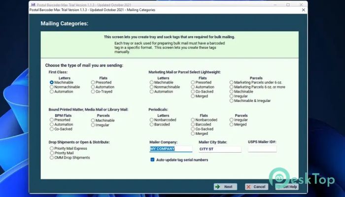 Postal Barcoder Max 1.8.3 मुफ्त पूर्ण सक्रिय डाउनलोड