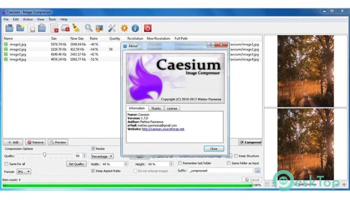 Download Caesium Image Compressor 2.6.0 Free Full Activated