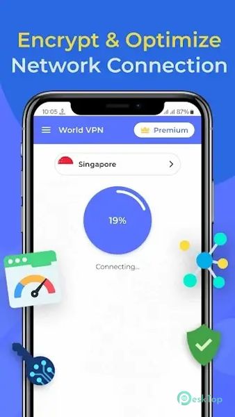 World VPN - Global Fast Secure 2.5 APK MOD 完整免费下载