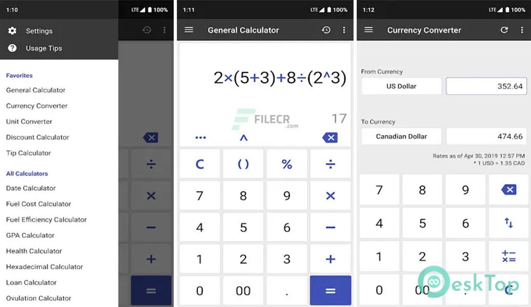 ClevCalc - Calculator 2.23.16 APK MOD تحميل مجاني كامل