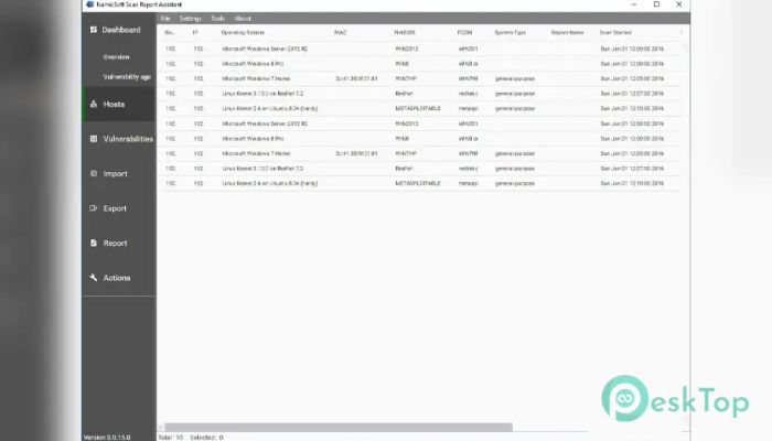 NamicSoft Scan Report Assistant 3.0.22.3 完全アクティベート版を無料でダウンロード