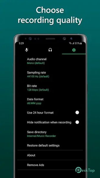 Télécharger Music Recorder - Song Recorder 1.1.0 APK MOD Gratuitement et Complet