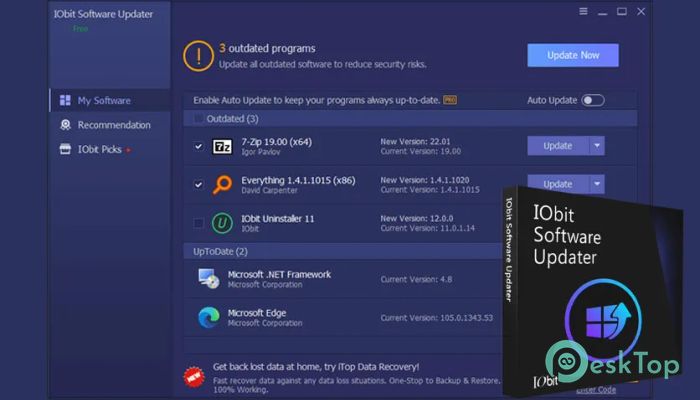 IObit Software Updater Pro 6.2.0.11 for ios download free