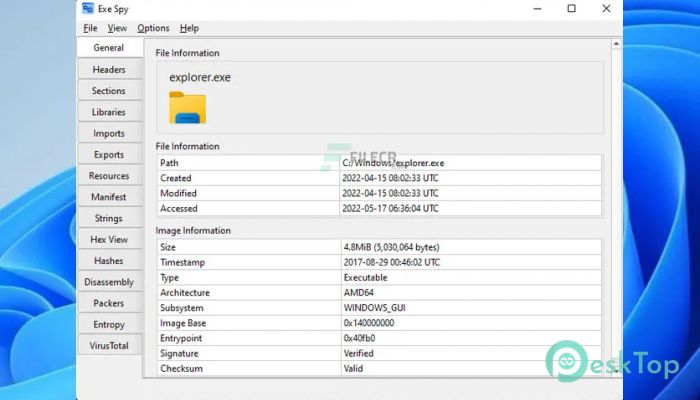 Exe Spy 1.0.0 Tam Sürüm Aktif Edilmiş Ücretsiz İndir