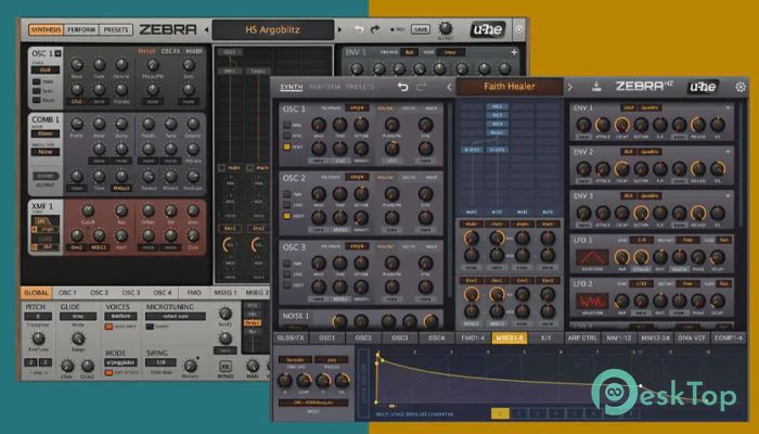 Скачать U-he Zebra Legacy v2.9.3 полная версия активирована бесплатно