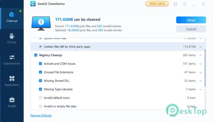 تحميل برنامج EaseUS CleanGenius 3.0.3 برابط مباشر