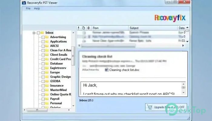 Download Recoveryfix PST Viewer 1.0 Free Full Activated
