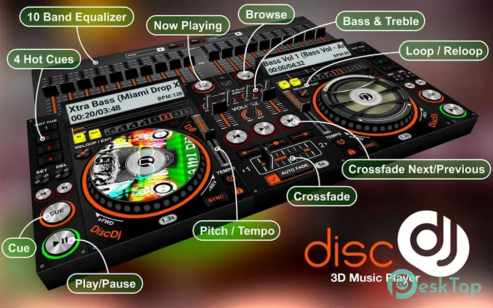 DiscDj 3D Music Player - 3D Dj 11.0.3s APK MOD 完整免费下载