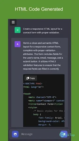 AI HTML Code Generator 6.0 APK MOD Unlocked (Full) Free Download